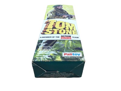 Lot 290 - Palitoy Action Man Tom Stone figure in original box (head separated, arms detached)