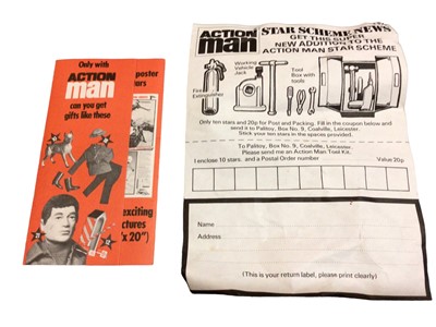 Lot 290 - Palitoy Action Man Tom Stone figure in original box (head separated, arms detached)