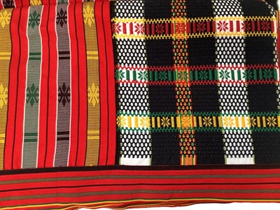 Lot 2067 - Large hand woven cover by Easter Weaving .