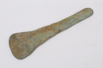 Lot 969 - Bronze age flat axe head