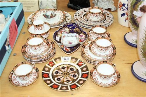 Lot 2246 - Royal Crown Derby Imari pattern plate, pattern...