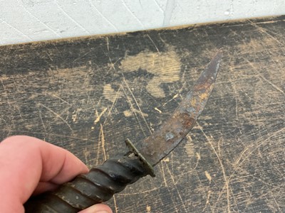 Lot 54 - Tudor dagger found by a Thames Mudlark