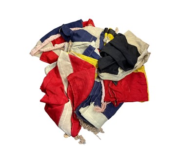 Lot 842 - Collection of thirty Navy signalling flags and pennants (30)