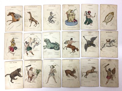 Lot 22 - Astrophilogeon - Hodges' Constellation Cards c.1828