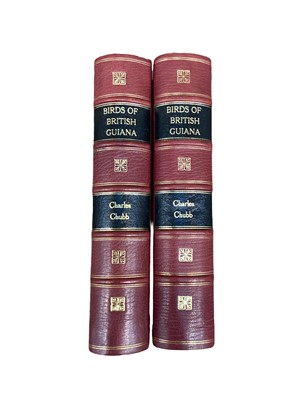 Lot 1182 - Charles Chubb - The Birds of British Guiana, based on the Collection of Frederick Vavasour McConnell, 2 vol., first edition, one of only 250 copies, 1916-21, good modern rebinding