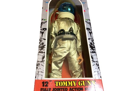 Lot 314 - Zodiac Toys 12" Tommy Gunn action figures including Cosmic Commander No. A1NC 005, Krome the Mutant No. A1NC 007 & Caidoz the Alien No.A1NC 006 (x2), (4 total)