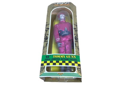 Lot 314 - Zodiac Toys 12" Tommy Gunn action figures including Cosmic Commander No. A1NC 005, Krome the Mutant No. A1NC 007 & Caidoz the Alien No.A1NC 006 (x2), (4 total)