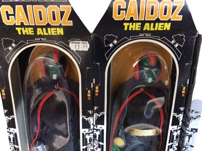 Lot 314 - Zodiac Toys 12" Tommy Gunn action figures including Cosmic Commander No. A1NC 005, Krome the Mutant No. A1NC 007 & Caidoz the Alien No.A1NC 006 (x2), (4 total)