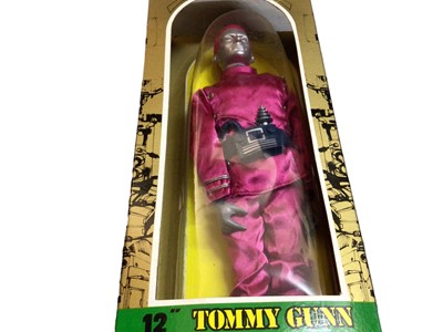 Lot 314 - Zodiac Toys 12" Tommy Gunn action figures including Cosmic Commander No. A1NC 005, Krome the Mutant No. A1NC 007 & Caidoz the Alien No.A1NC 006 (x2), (4 total)