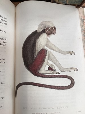 Lot 1171 - Georges Cuvier - The Animal Kingdom, pub. London: George B. Whittaker, Vols 1-8,1827-1829, extensive hand coloured plates, cloth binding