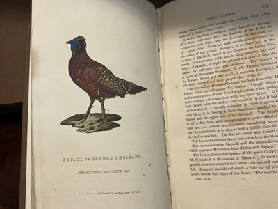 Lot 1171 - Georges Cuvier - The Animal Kingdom, pub. London: George B. Whittaker, Vols 1-8,1827-1829, extensive hand coloured plates, cloth binding