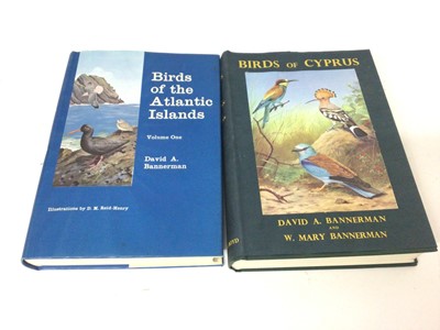 Lot 1172 - David Armitage Bannerman & W. Mary Bannerman - Birds of The Atlantic Islands, illustrated in colour by D.M. Reid-Henry and P.A. Clancey, published Oliver & Boyd, 1963-1968 first edition in 4 volume...