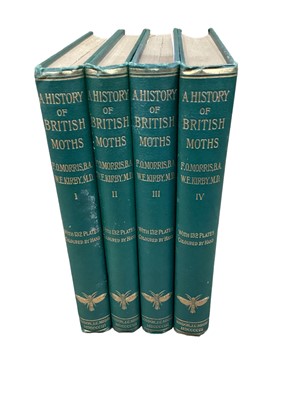 Lot 1169 - Rev. F. O. Morris - A History of British Moths. 4 vols. 132 hand coloured plates, published 1903, original gilt tooled cloth