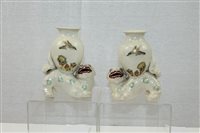 Lot 2263 - Pair late 19th century Japanese Satsuma vases...