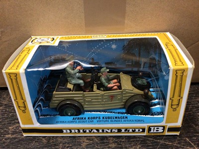 Lot 330 - Briton 1:32 Scale Afrika Korps Kubelwageon No.9785, boxed (3)