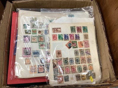 Lot 119 - World stamps, loose and 2 albums