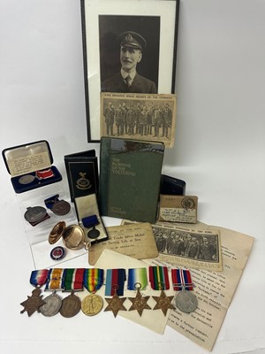 Lot 823 - Fine Edwardian and later Naval Gallantry medal group - comprising George V Sea Gallantry medal, named to Harry Payne 'Volturno 9th October 1913°, First World War 1914 - 1915 Star, War, Mercantile M...