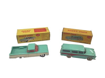 Lot 1814 - Dinky Humber Hawk No. 165, Nash Rambler No. 173, Chevorlet El Camino Puk Up Truck No. 449 all boxed (3)