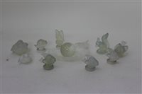 Lot 2271 - Selection of Sabino opalescent glass miniature...