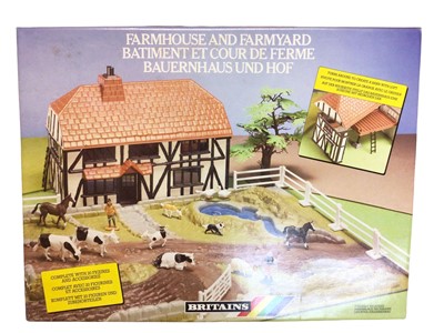 Lot 338 - Britains Farmhouse & Farmyard, boxed No.4712