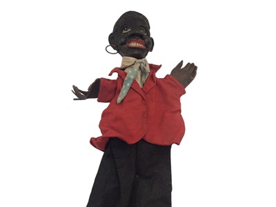 Lot 1824 - Antique folk art papier mâché hand puppet