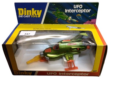 Lot 347 - Dinky S.H.A.D.O UFO Interceptor No.351 & others