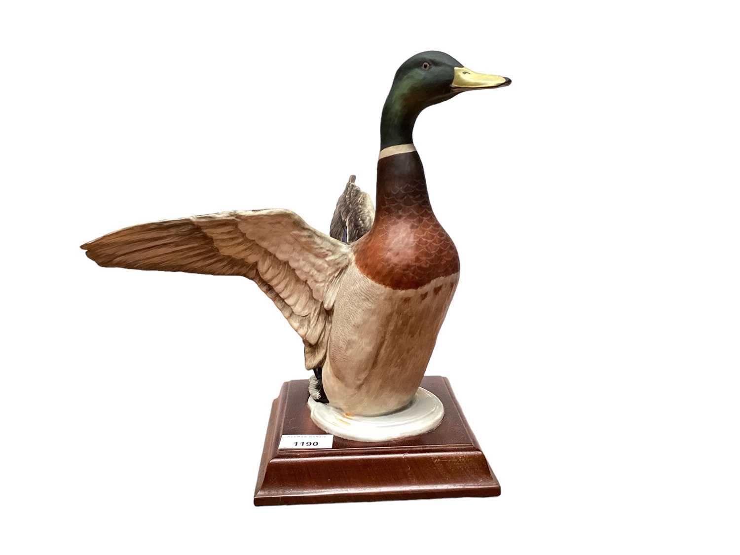 Lot 1190 - Peter Scott Crown Staffordshire limited edition duck - The Mallard