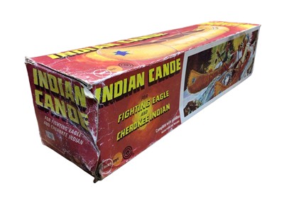 Lot 358 - Marx Toys Indian Canoe, boxed (1)