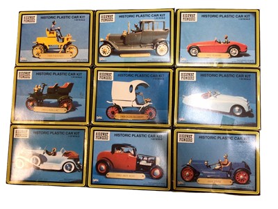 Lot 362 - Dapol Highway Pioneers 1:32 Scale Historic Plastic Car Kits (C101, C107, C109, C116, C118 & C120 missing) (Complete Set 22 Cars) (16)