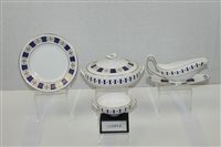 Lot 2277 - Spode, Persia Royal Blue pattern dinner...