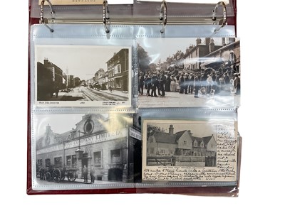 Lot 1418 - Album of postcards of Colchester and travel interest