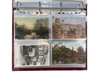 Lot 1418 - Album of postcards of Colchester and travel interest