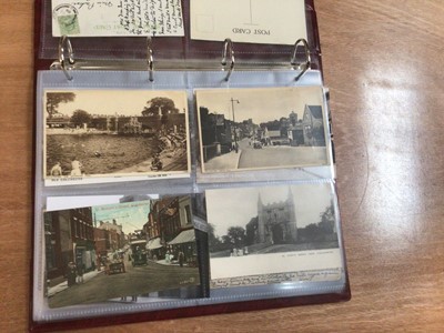 Lot 1418 - Album of postcards of Colchester and travel interest