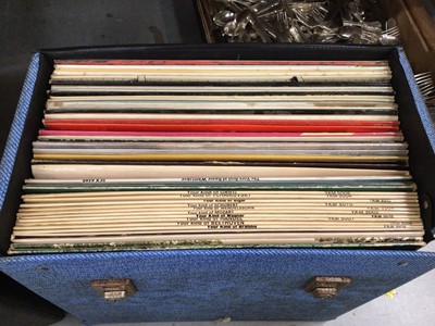 Lot 796 - Two cases of LP records