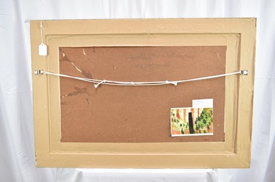 Lot 1421 - *Mary Newcomb (1922-2008) oil on board - The Common with Chestnuts, signed and dated '66, inscribed verso, framed