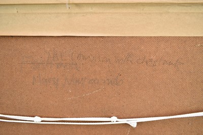 Lot 1421 - *Mary Newcomb (1922-2008) oil on board - The Common with Chestnuts, signed and dated '66, inscribed verso, framed