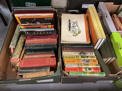 Lot 558 - Four boxes of assorted books