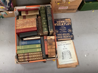 Lot 524 - One box of antiquarian books