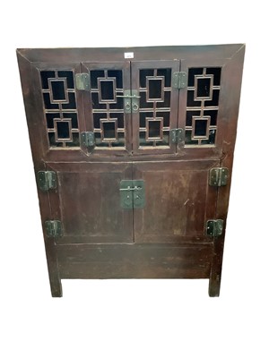 Lot 1679 - Antique Chinese food cupboard