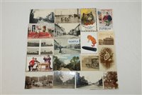 Lot 2417 - PostCarsds - loose in shoebox - including real...