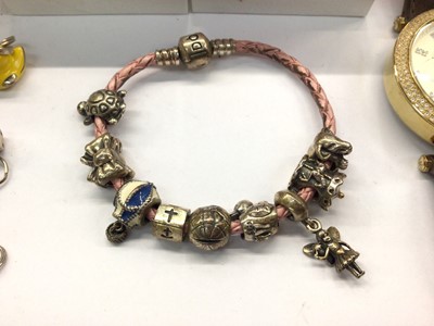 Lot 1042 Links of London silver charm bracelet