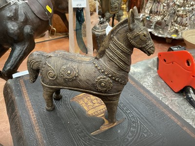 Lot 459 - Eastern bronze tang horse,19cm high