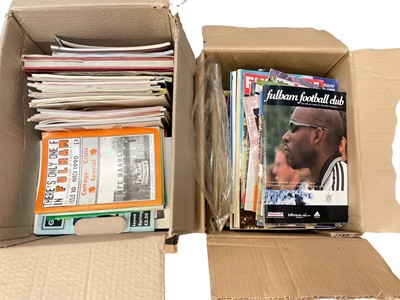 Lot 1434 - Large Collection of football programmes