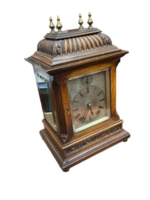 Lot 138 - Late 19th century German mantel clock by Winterhalder & Hofmeier