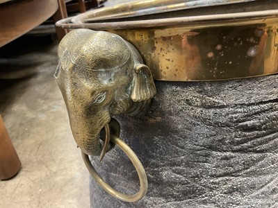 Lot 137 - Elephant's foot