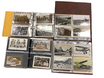 Lot 1508 - Collection of vintage postcards approximately 680 in five albums