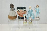 Lot 2172 - Royal Doulton character jug - Granny, Lladro...