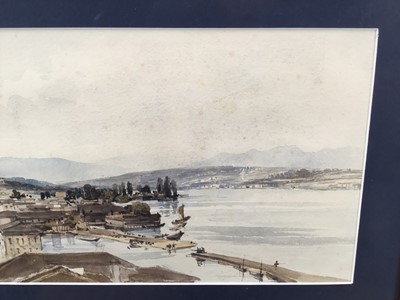 Lot 70 - Charles Claude Pyne (1802-1878): watercolour, Noyon, France, 33x21cm
