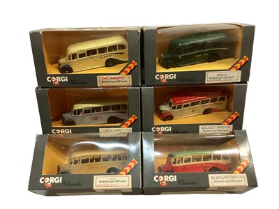 Lot 2029 - Corgi boxed selection of OB Coaches (qty)