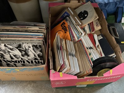 Lot 201 - Collection of LP and single records